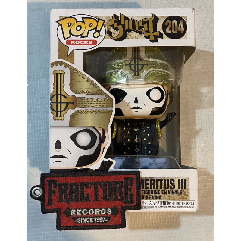 FUNKO POP! ROCKS: GHOST - PAPA EMERITUS III 204 EXCLUSIVO SAHARIS 889698546201