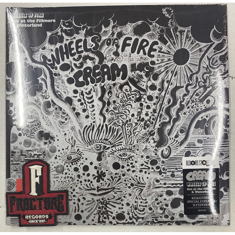 CREAM - WHEELS OF FIRE: LIVE AT THE FILLMORE AUDITORIUM & WINTERLAND BALLROOM VINYL RSD 2026 602488376259