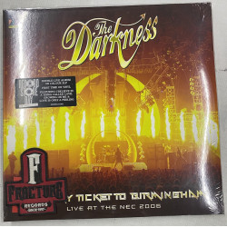 THE DARKNESS - ONE WAY TICKET TO BIRMINGHAM (LIVE AT THE NEC) VINYL RED & YELLOW RSD 2026. 5026854101583