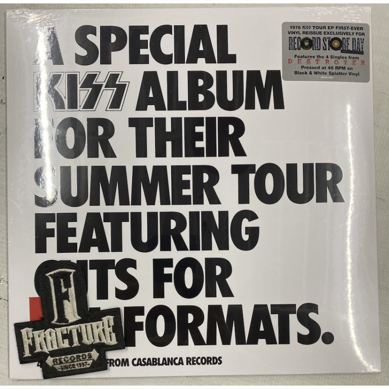 KISS - SPECIAL KISS TOUR EP VINYL BLACK/WHITE SPLATTER 45 RPM RSD 2026 199957134507