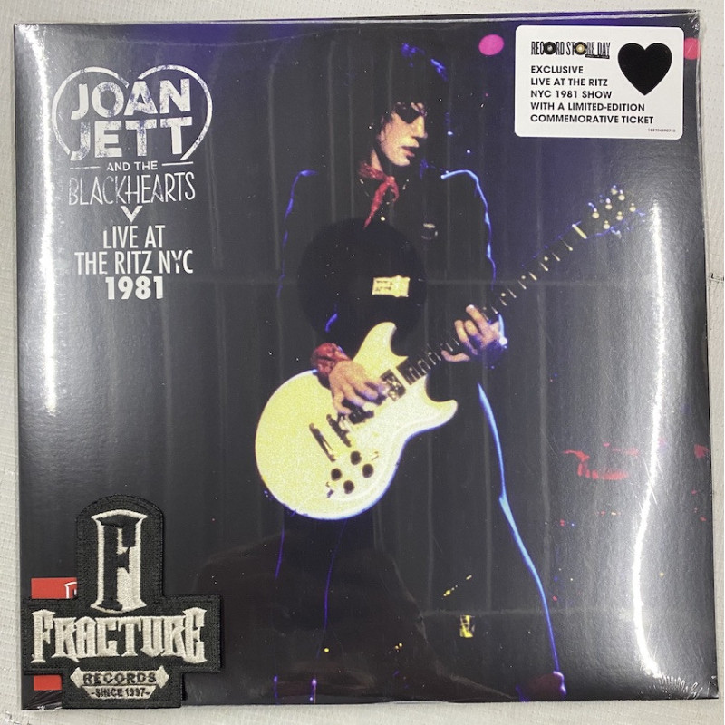 JOAN JETT AND THE BLACKHEARTS - LIVE AT THE RITZ NYC 1981 VINYL RSD 2026 198704890710