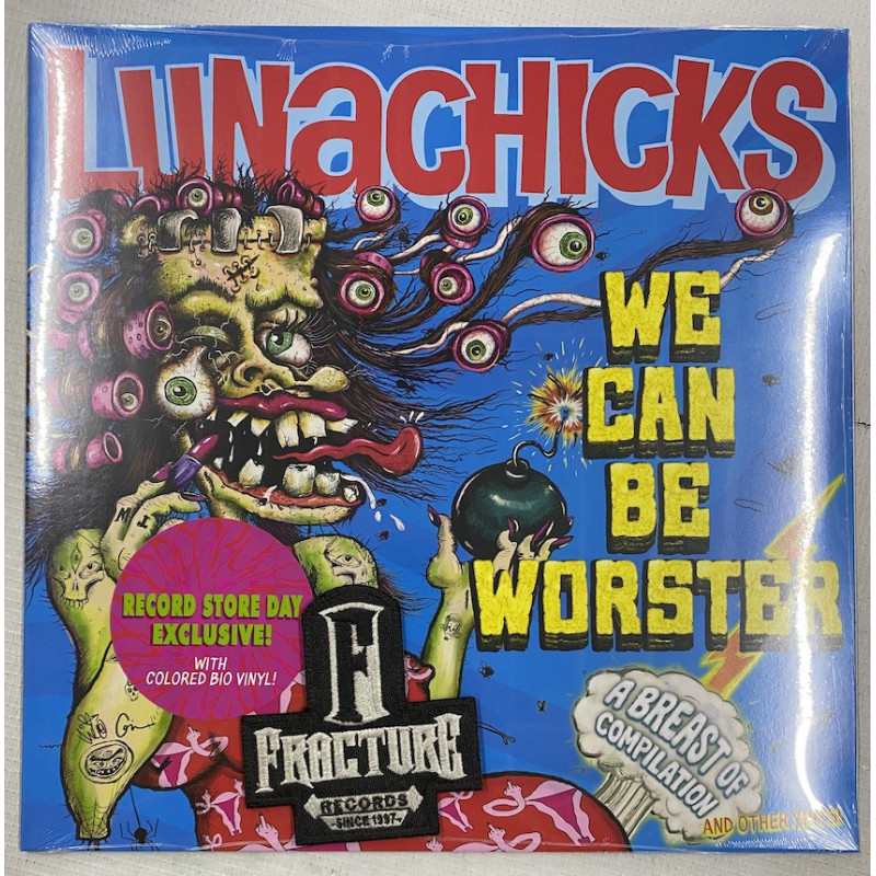 LUNACHICKS - WE CAN BE WORSTER VINYL BABY PINK & CANARY BIO RSD 2026 600773601314