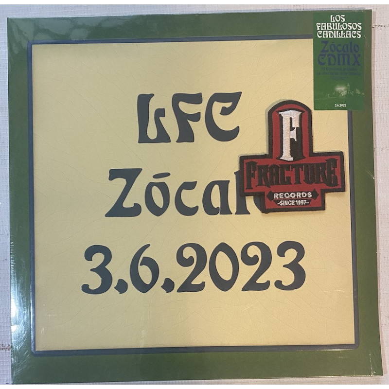 LOS FABULOSOS CADILLACS – ZÓCALO 3.6.2023 VINYL 198029775211
