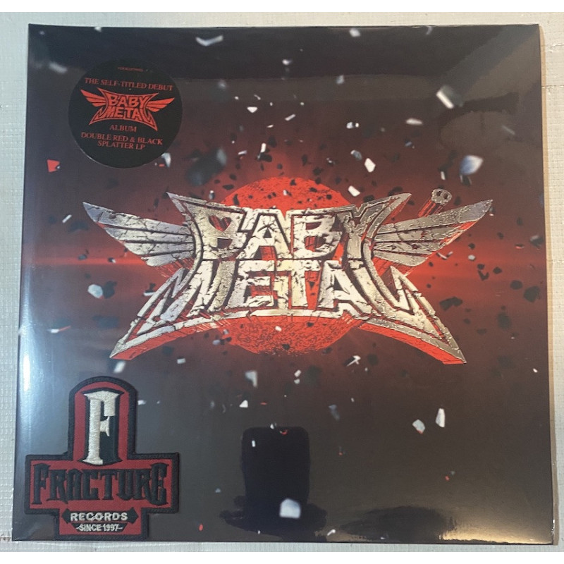 BABYMETAL ‎– BABYMETAL VINYL RED & BLACK SPLATTER  711297411201