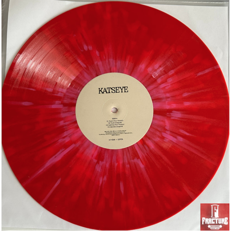 KATSEYE – TOUCH / GABRIELA VINYL SINGLE RED + PINK REVERSIBLE