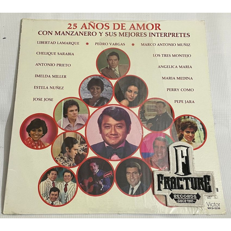 ARMANDO MANZANERO, VARIOUS – 25 AÑOS DE AMOR CON MANZANERO Y SUS MEJORES INTERPRETES VINYL MKS-2238