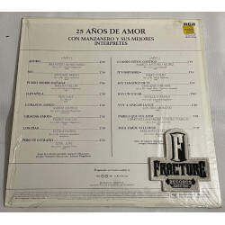 ARMANDO MANZANERO, VARIOUS – 25 AÑOS DE AMOR CON MANZANERO Y SUS MEJORES INTERPRETES VINYL