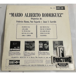 MARIO ALBERTO RODRIGUEZ CON LAS ORQUESTAS DE FEDERICO BAENA, NOÉ FAJARDO Y JUAN S. GARRIDO – MARIO ALBERTO RODRÍGUEZ VINYL