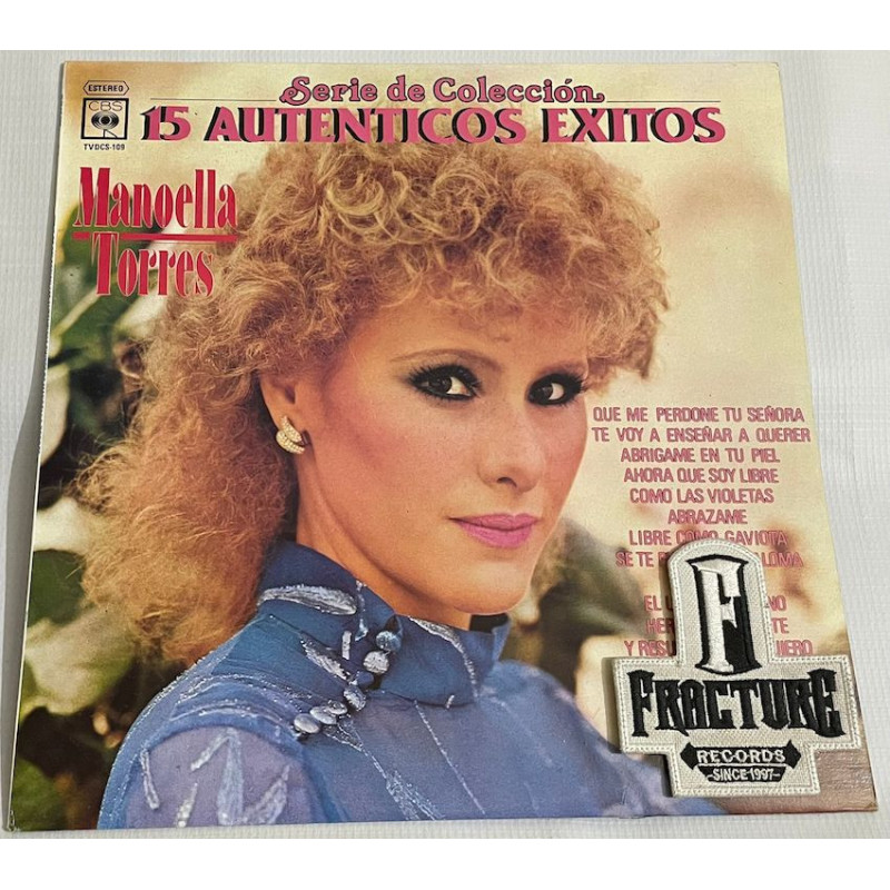 MANOELLA TORRES – SERIE DE COLECCIÓN - 15 AUTÉNTICOS ÉXITOS VINYL TVDCS-109