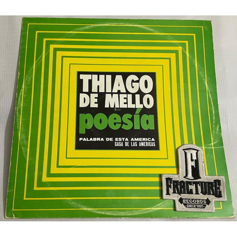 THIAGO DE MELLO - POESIA PALABRA DE ESTA AMERICA VINYL LD-CA-L-44