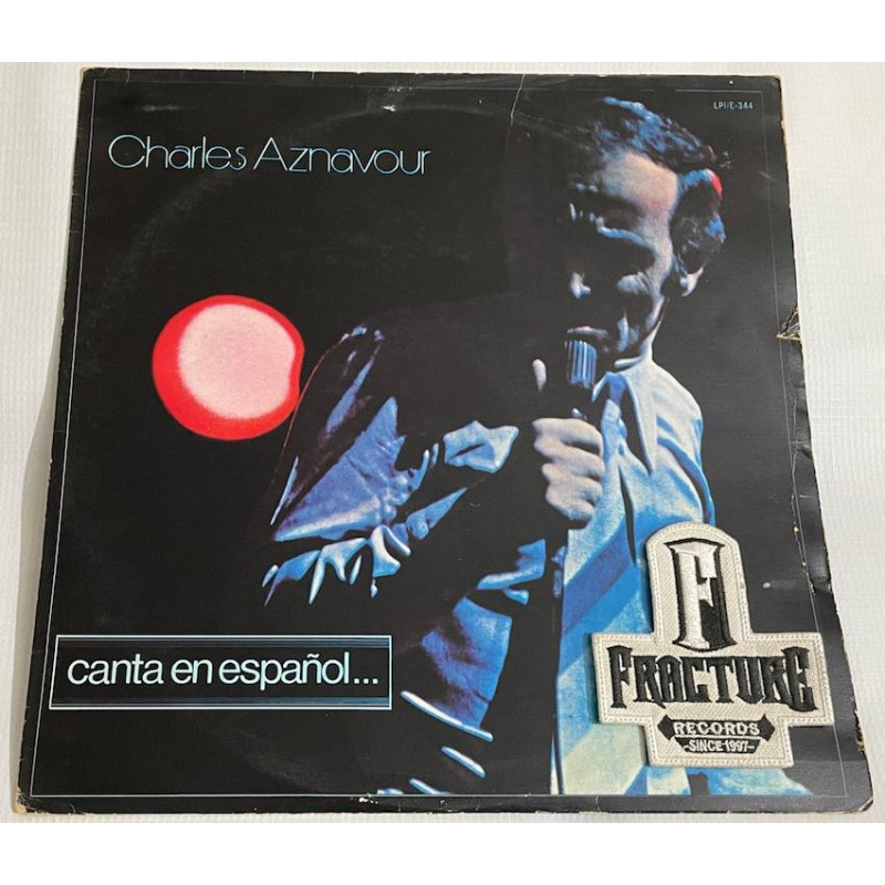 CHARLES AZNAVOUR – CANTA EN ESPAÑOL VINYL LPI/E-344