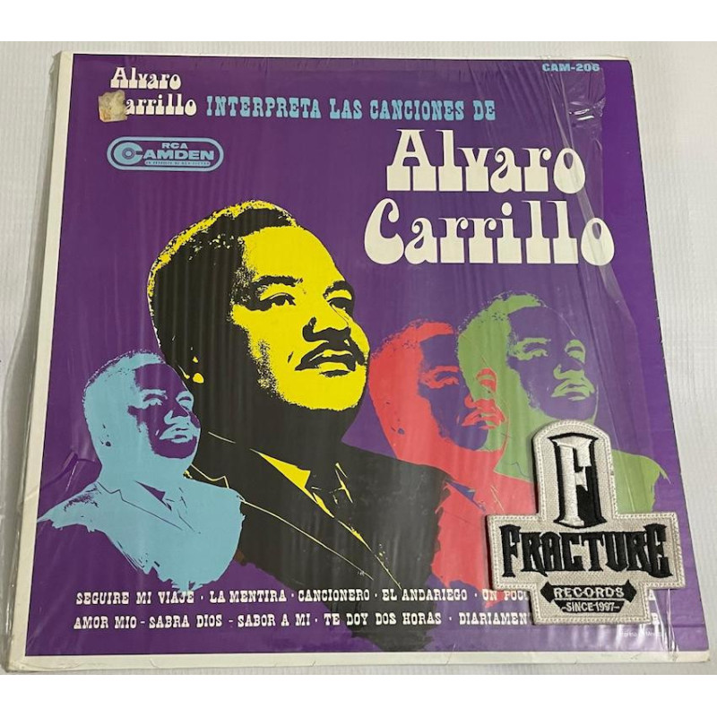 ALVARO CARRILLO – INTERPRETA LAS CANCIONES DE ALVARO CARRILLO VINYL CAM-206