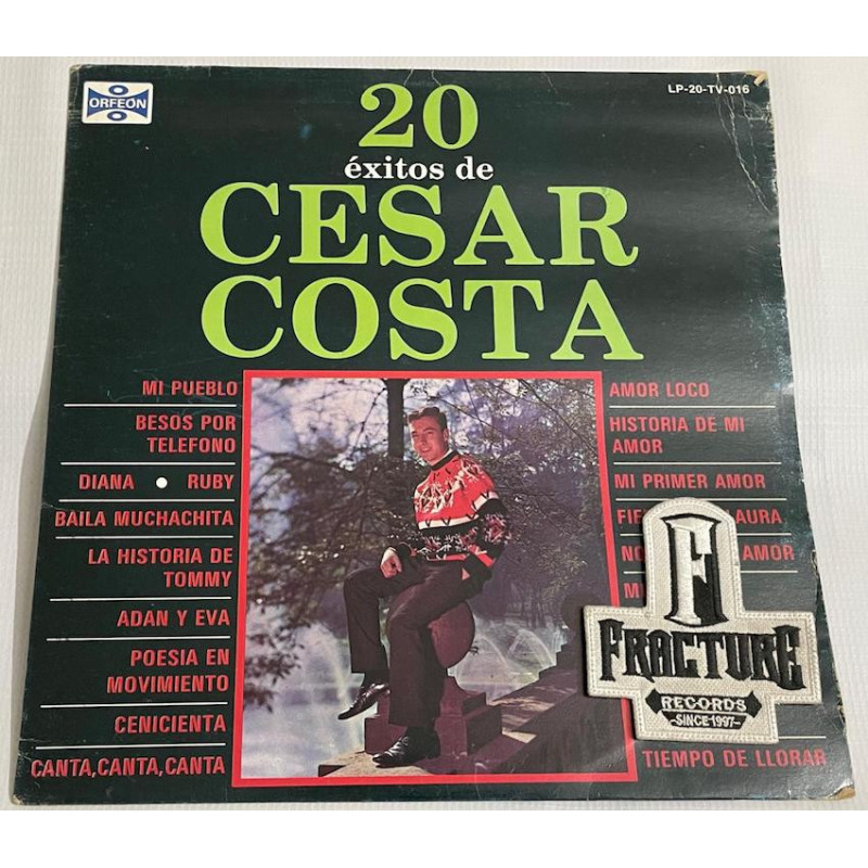 CESAR COSTA – 20 ÉXITOS DE CÉSAR COSTA VINYL LP-20TV-016