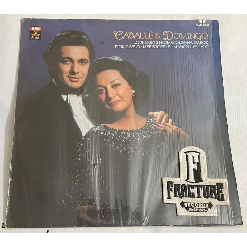 CABALLÉ & DOMINGO – ARIAS & DUETS FROM AIDA / DON CARLO / MANON LESCAUT / MEFISTOFELE VINYL SAM-8648