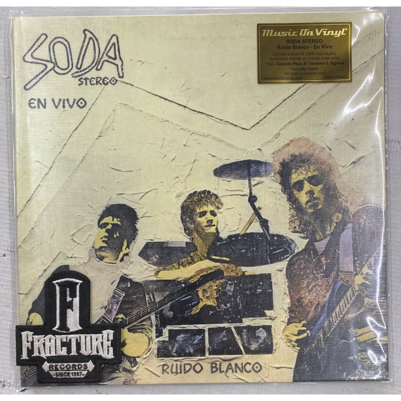 SODA STEREO – RUIDO BLANCO (EN VIVO) VINYL CLEAR 8719262041813