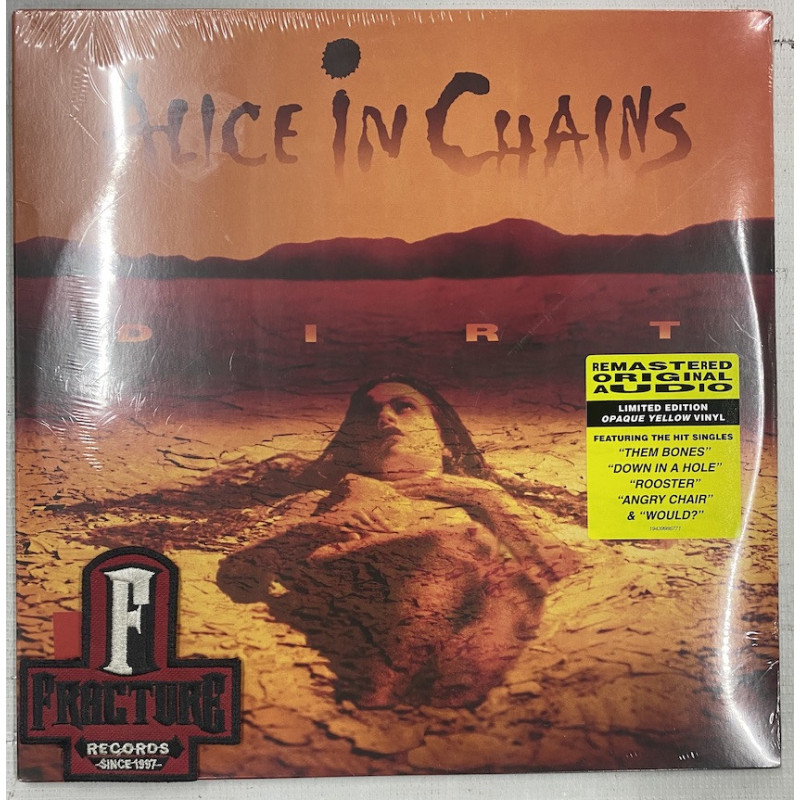 ALICE IN CHAINS – DIRT VINYL YELLOW OPAQUE, 30TH ANNIVERSARY 194399867716