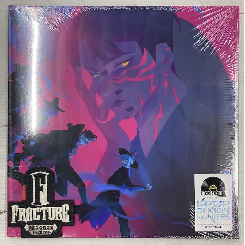 KPOP DEMON HUNTERS SOUNDTRACK  VINYL BLACK TRANSPARENT WITH BLUE & PURPLE SPLATTER,  SAJA BOYS EDITION RSD 2026 199957134415