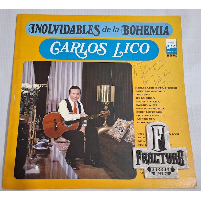 CARLOS LICO – INOLVIDABLES DE LA BOHEMIA VINYL GAS-4131