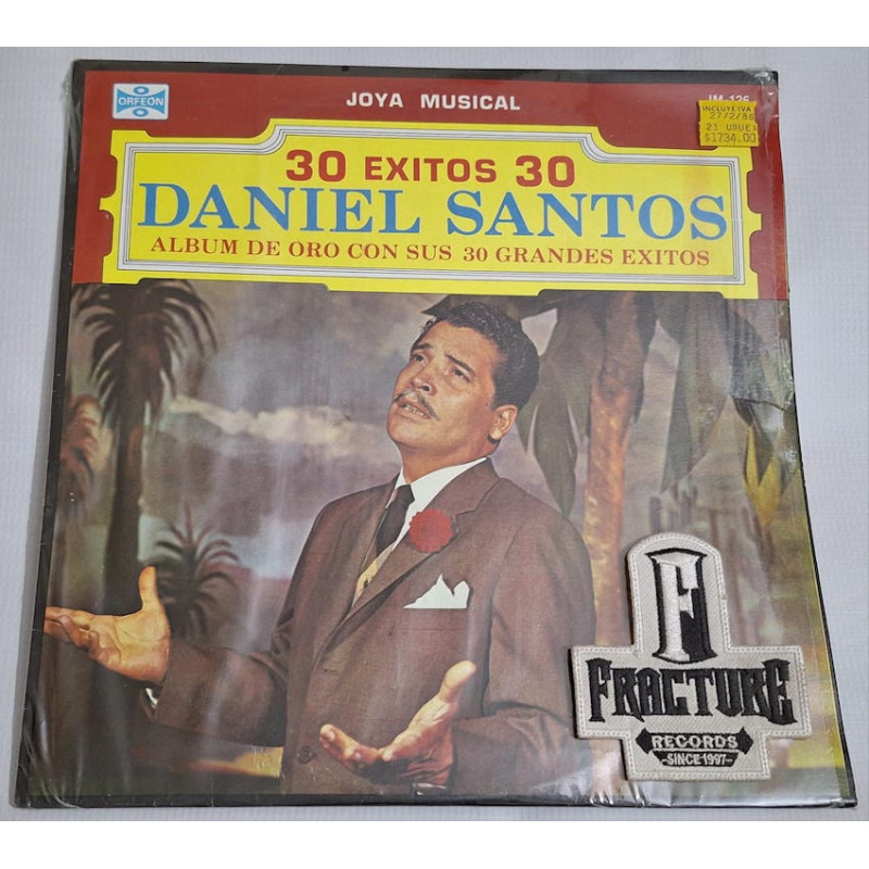DANIEL SANTOS CON LA SONORA MEXICANA DE RÓMULO MORÁN – 30 GRANDES EXITOS VINYL JM-126