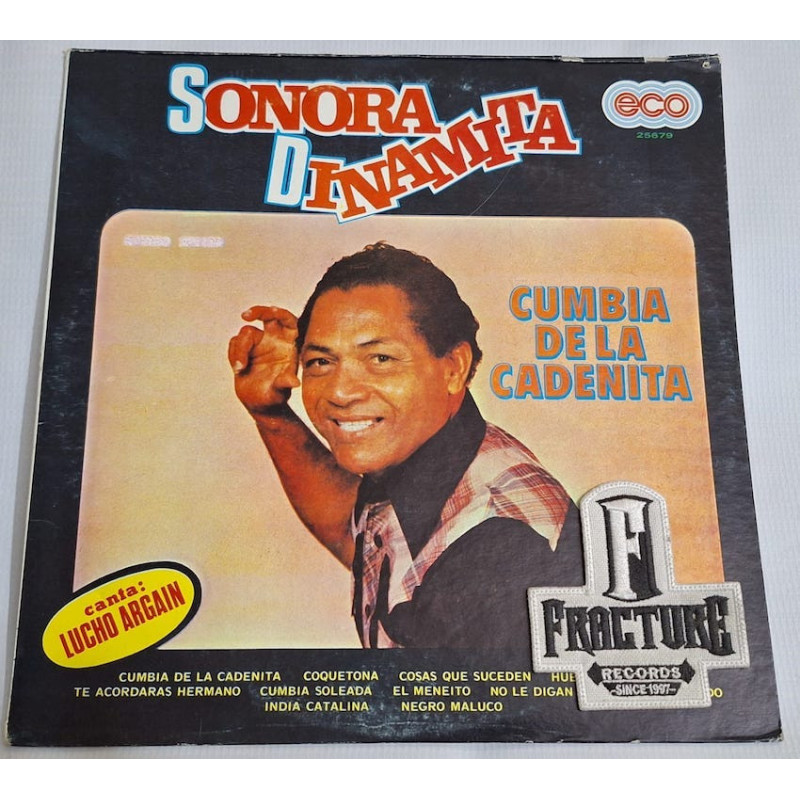 SONORA DINAMITA CANTA: LUCHO ARGAIN – CUMBIA DE LA CADENITA VINYL ECO-25679