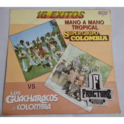 SUPER GRUPO COLOMBIA VS LOS GUACHARACOS DE COLOMBIA – MANO A MANO TROPICAL VINYL ECO-16050-1