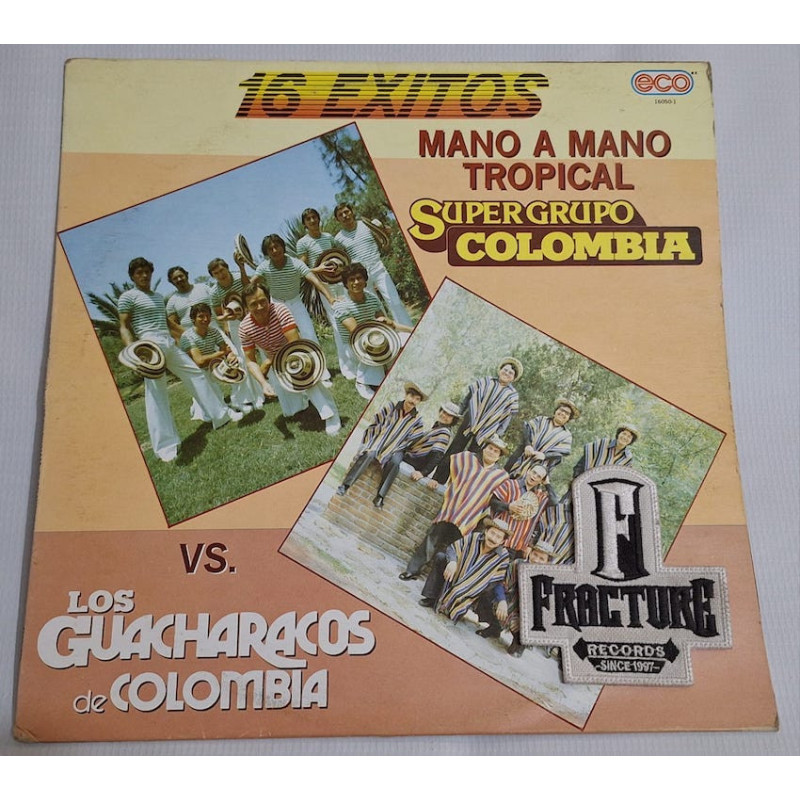 SUPER GRUPO COLOMBIA VS LOS GUACHARACOS DE COLOMBIA – MANO A MANO TROPICAL VINYL ECO-16050-1