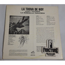 LA RONDALLA YUCATECA – LA TROVA DE HOY VINYL