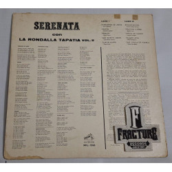 LA RONDALLA TAPATÍA – SERENATA CON LA RONDALLA TAPATIA VOL. II VINYL