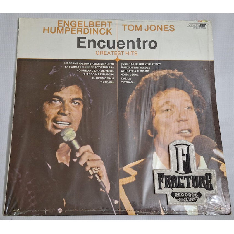 ENGELBERT HUMPERDINCK, TOM JONES – ENCUENTRO GREATEST HITS VINYL LPE-54053