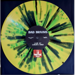 BAD BRAINS – LIVE AT CBGB'S 1982 VINYL YELLOW W/ BLACK/GREEN  8055515237559