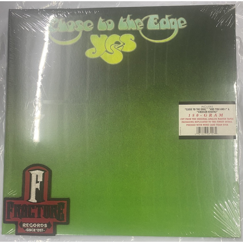YES ‎– CLOSE TO THE EDGE VINYL 081227971571