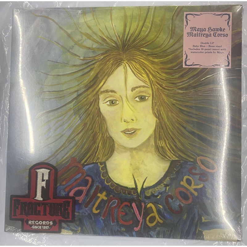 MAYA HAWKE – MAITREYA CORSO VINYL  BABY BLUE + BONE 810090098692