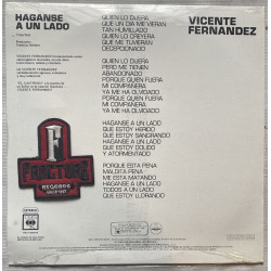 VICENTE FERNANDEZ ‎– HAGANSE A UN LADO VINYL  PRLP-450754