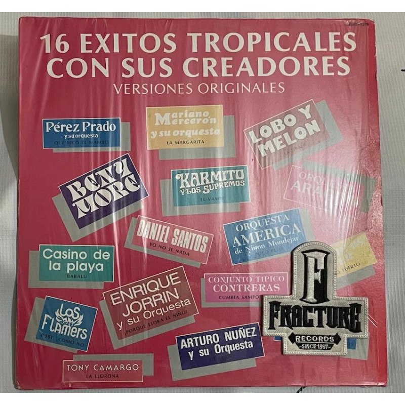 16 EXITOS TROPICALES CON SUS CREADORES VINYL CAMS-1298