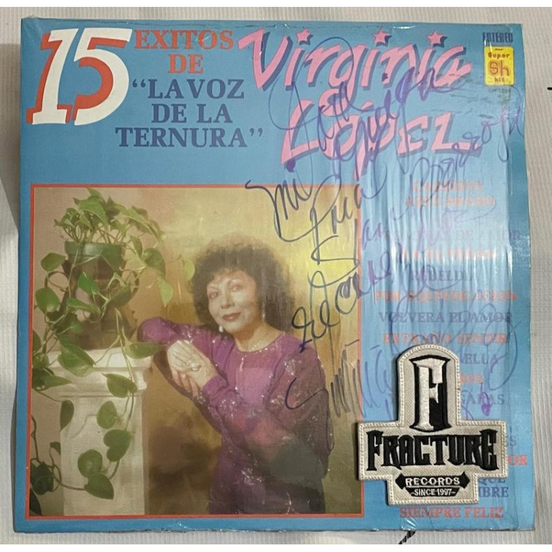VIRGINIA LÓPEZ – 15 EXITOS DE LA VOZ DE LA TERNURA VINYL SH-1541