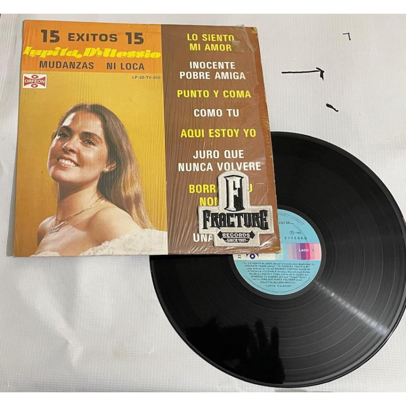 LUPITA D'ALESSIO – 15 EXITOS 15 VINYL LP-20-TV-010