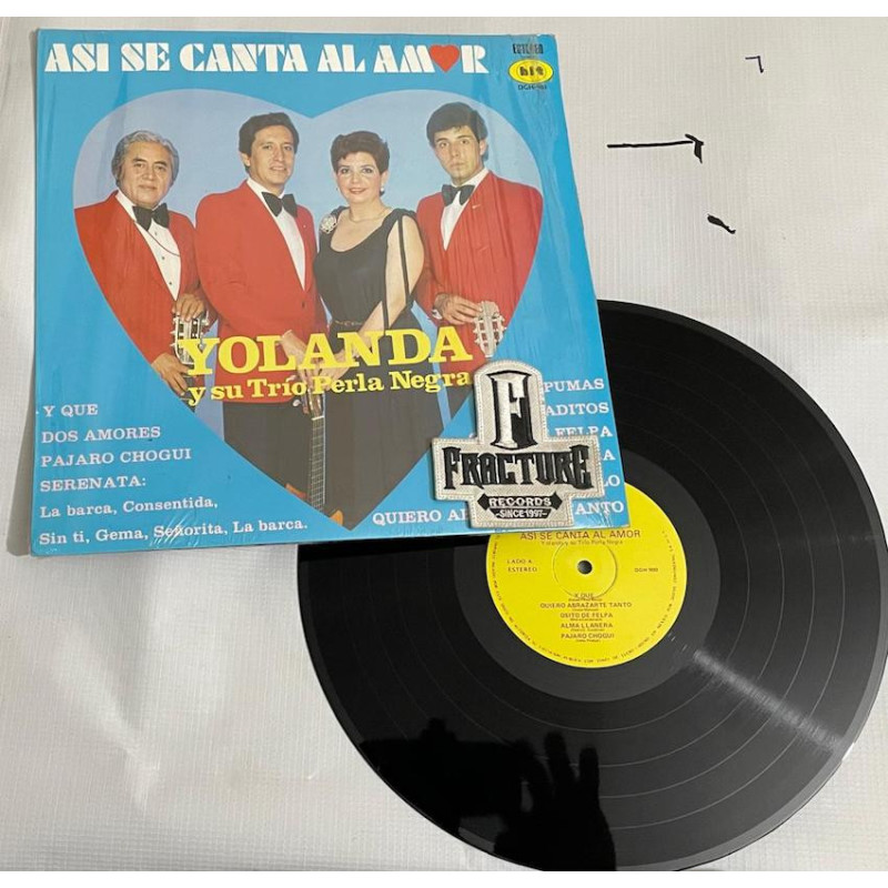 YOLANDA Y SU TRIO PERLA NEGRA – ASI SE CANTA AL AMOR  VINYL DGH-900