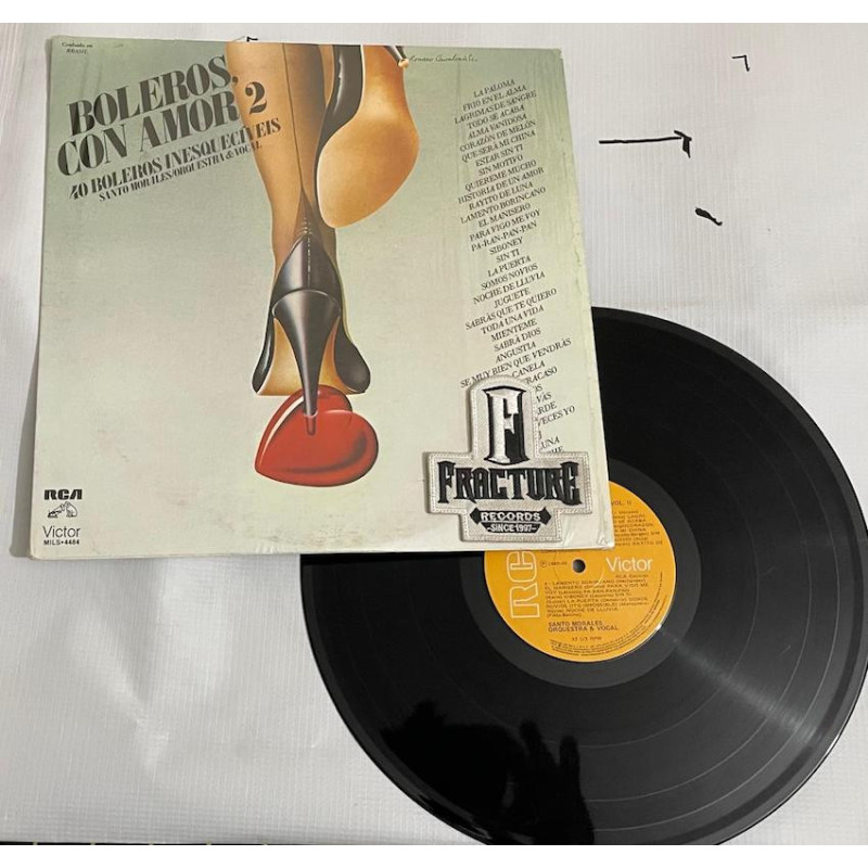 SANTO MORALES, ORQUESTRA & VOCAL – BOLEROS, CON AMOR 2 VINYL MILS-4484