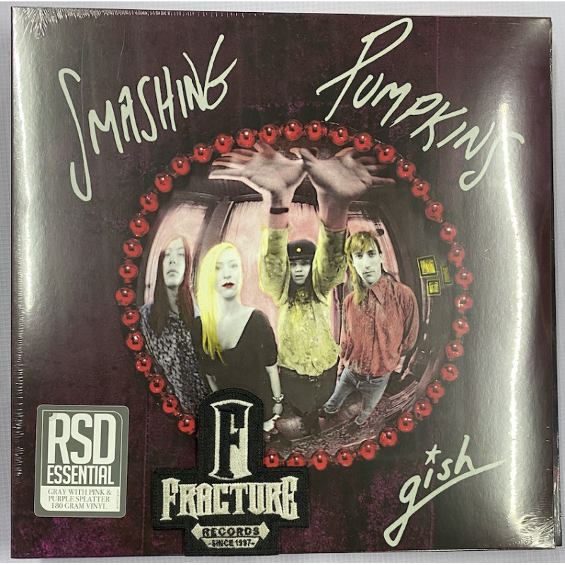 THE SMASHING PUMPKINS – GISH VINYL REMASTERED, GRAY WITH PINK & PURPLE SPLATTER 199957244329