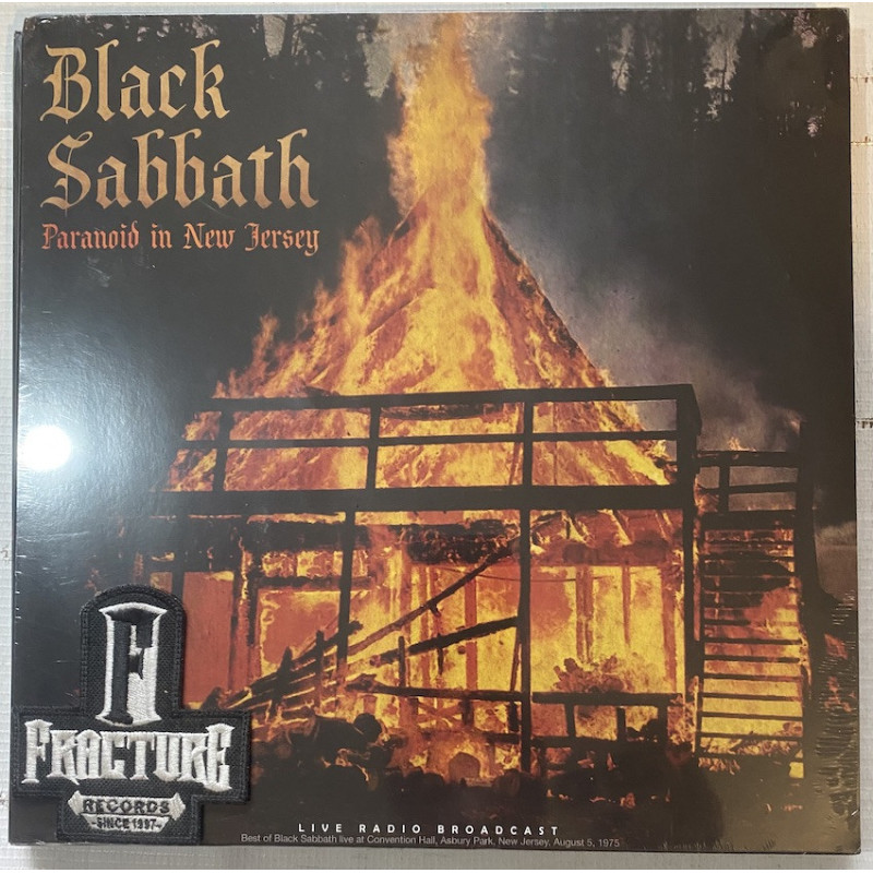 BLACK SABBATH – PARANOID IN NEW JERSEY VINYL 8717662583520