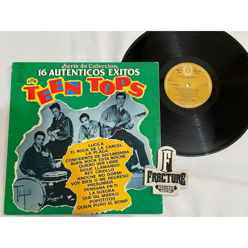 LOS TEEN TOPS – 16 AUTENTICOS EXITOS DE LOS TEEN TOPS VINYL HLS-90,052