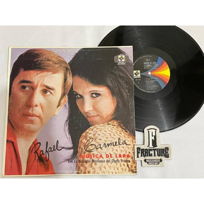 CARMELA Y RAFAEL – MUSICA DE LARA CON CARMELA Y RAFAEL VINYL ED-1512