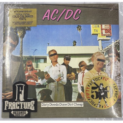 AC/DC – DIRTY DEEDS DONE DIRT CHEAP VINYL SPECIAL EDITION, GOLD, 180G, 50TH ANNIVERSARY 196588345814