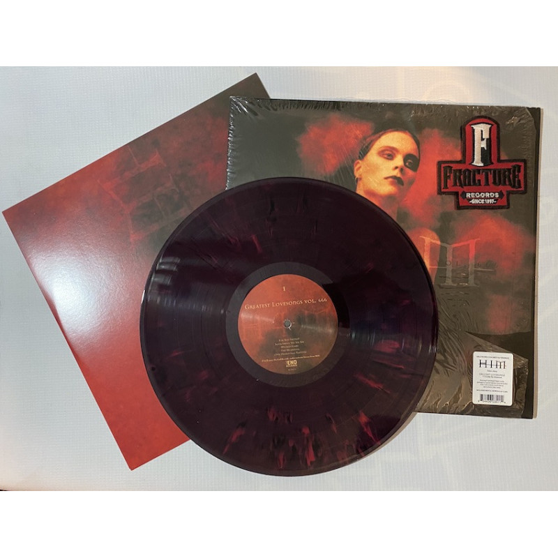 HIM  – GREATEST LOVESONGS VOL. 666 VINYL REMASTERED, DARK RED MARBLED 654436035145