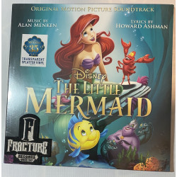 THE LITTLE MERMAID - SOUNDTRACK VINYL 35TH ANNIVERSARY EDITION, TRANSPARENT SPLATTER .