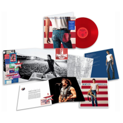 BRUCE SPRINGSTEEN – BORN IN THE U.S.A. VINYL RED TRANSLUCENT 40TH ANNIVERSARY 196588751615