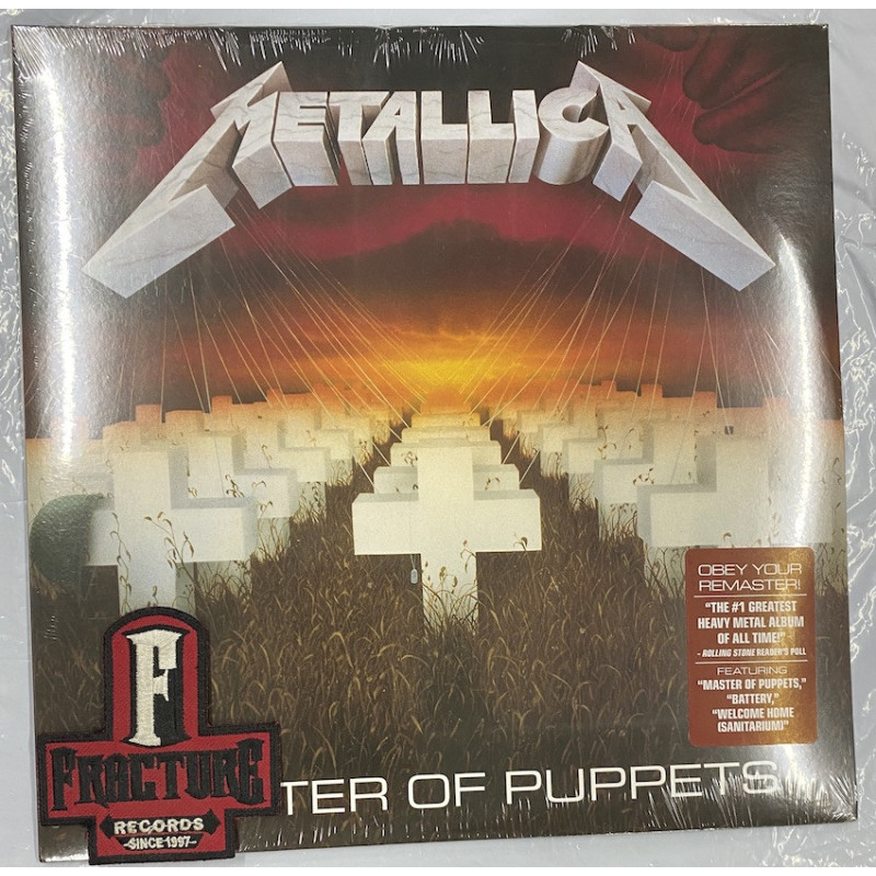 METALLICA – MASTER OF PUPPETS VINYL 858978005219