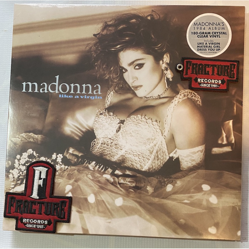 MADONNA – LIKE A VIRGIN VINYL LIMITED EDITION, REISSUE, CLEAR, 180G 603497849284