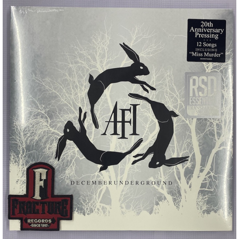 AFI – DECEMBERUNDERGROUND VINYL REISSUE, TRANSPARENT SMOKE 199957462853