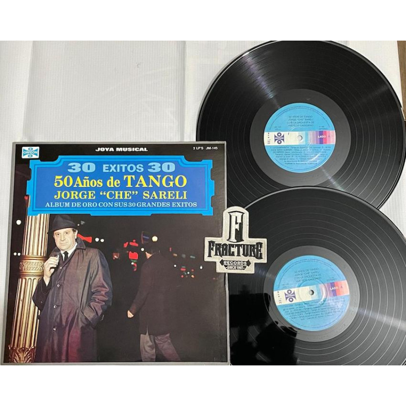 JORGE "CHE" SARELI – 30 EXITOS 50 AÑOS DE TANGO 2VINYL JM-145